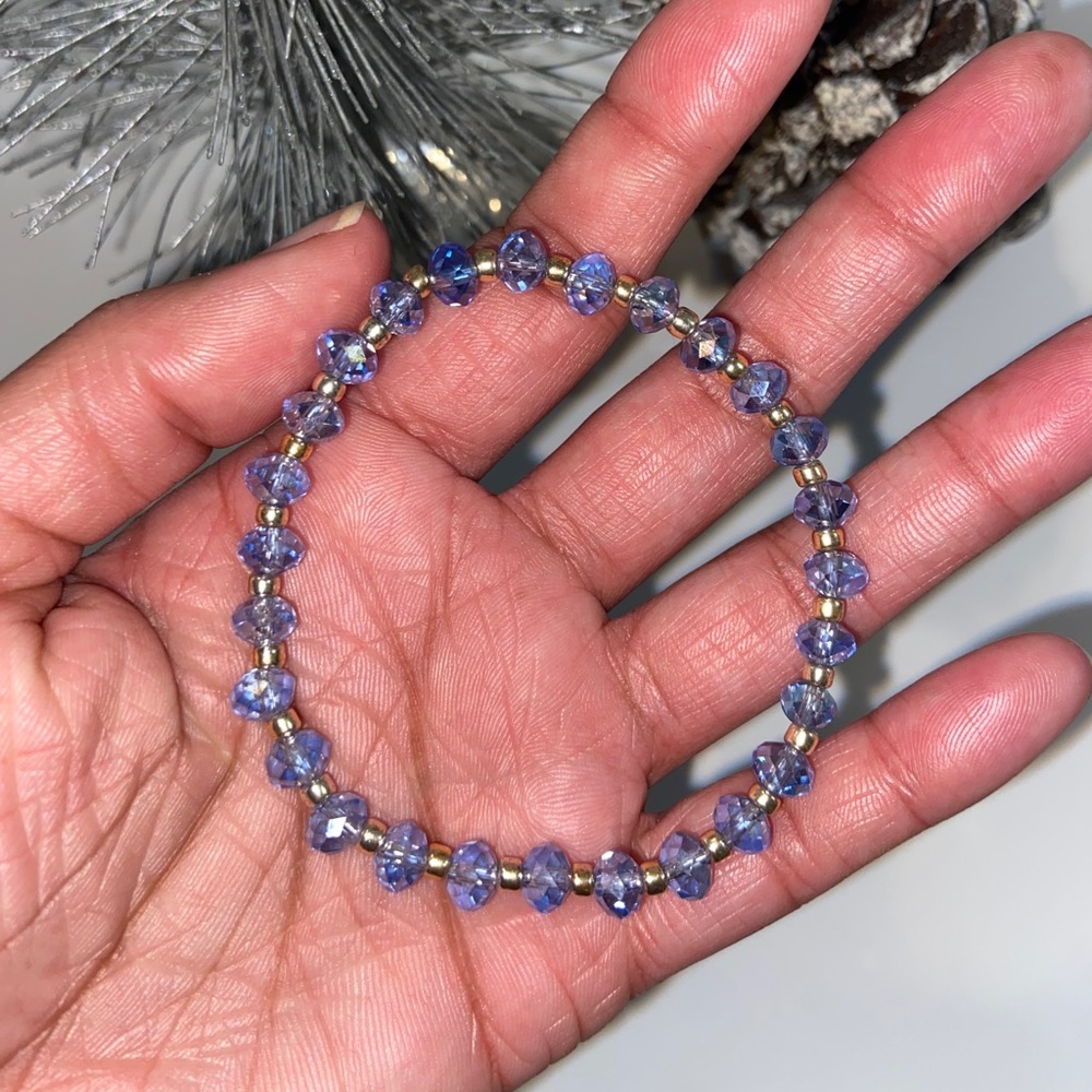 Handmade Glass Beaded Bracelet